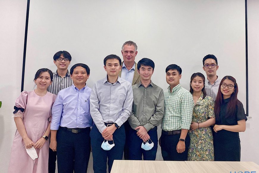After the pandemic, Professor Ben Mol and his colleagues – Dr Rui Wang and Dr Wentao Li – visited the HOPE Research Center